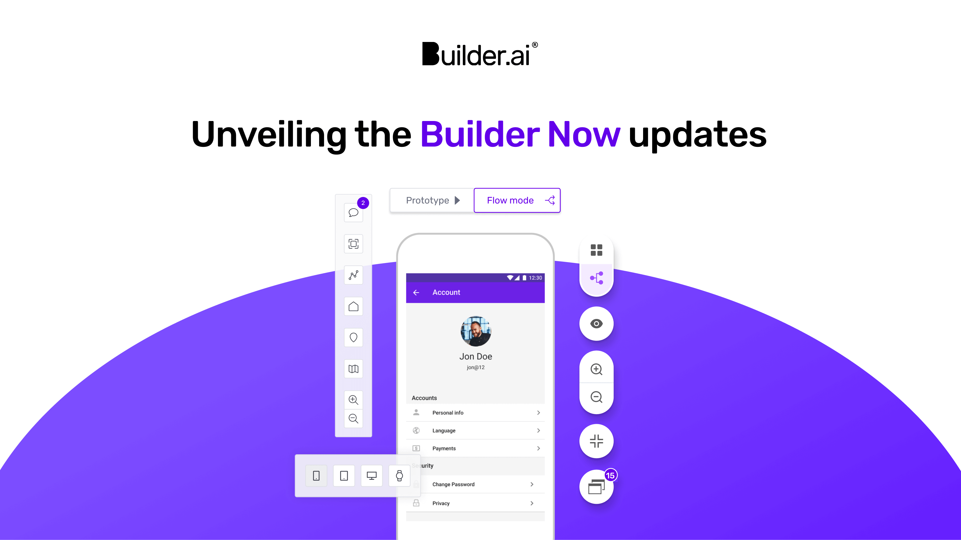 Builder now updates