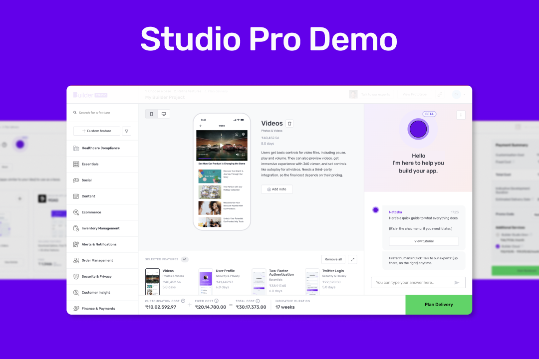 Builder Studio Demo