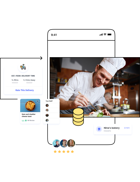 Food Delivery App Builder - Build Apps for iOS & Android Without Coding