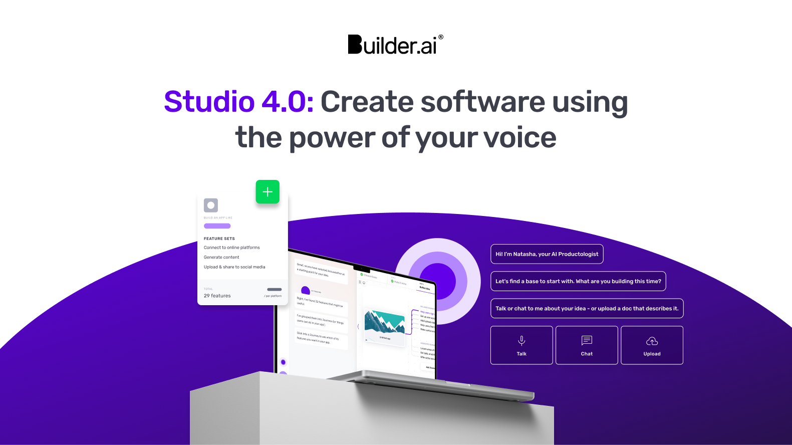Studio 4.0: Create software using the power of your voice