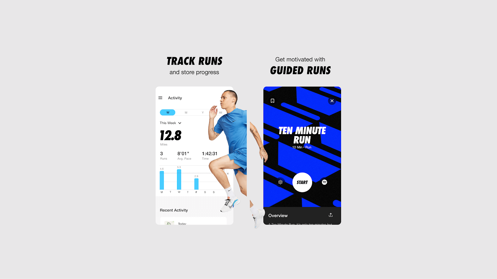 Nike Run Club app screenshots