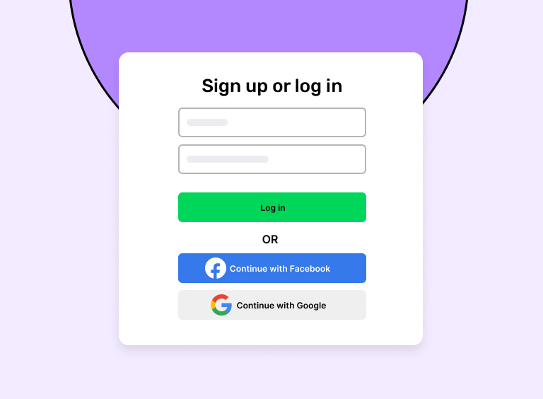 Social login